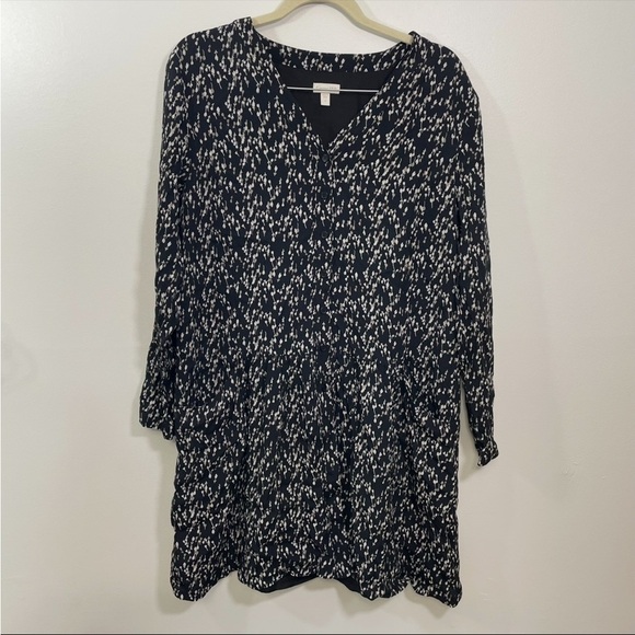 Garnet Hill Long Sleeve Dress with Pockets - Picture 3 of 6